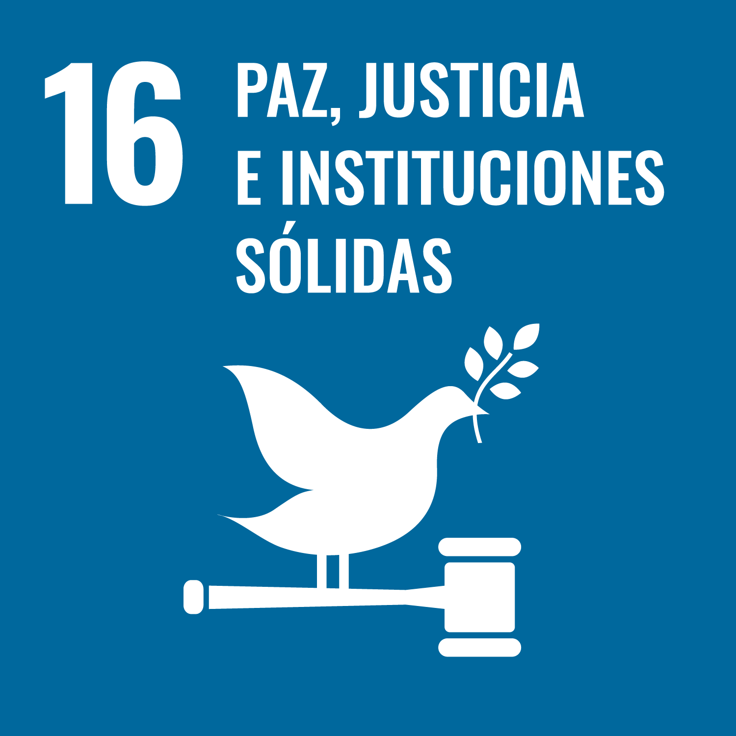 ODS 16 · Paz, justicia e instituciones sólidas
